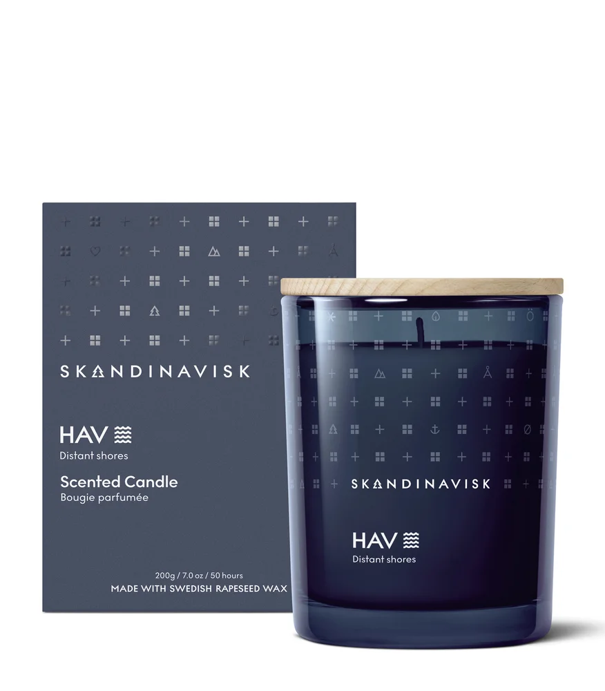 HAV Scented Candle with Lid 200 g – SKANDINAVISK v:3078262 HAV Scented Candle with Lid 200 g – SKANDINAVISK v:3078262