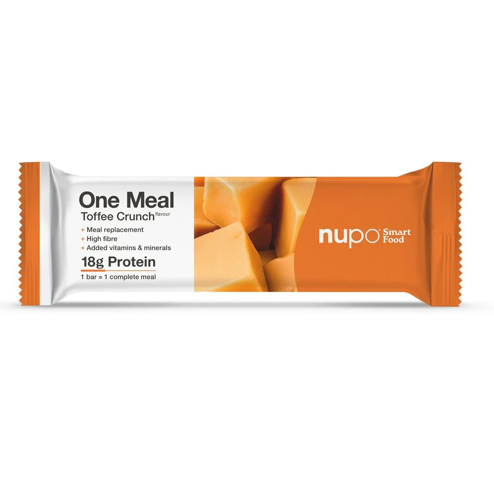 Nupo One Meal Replacement Bar Toffee Crunch – 1 stk. v:6260278
