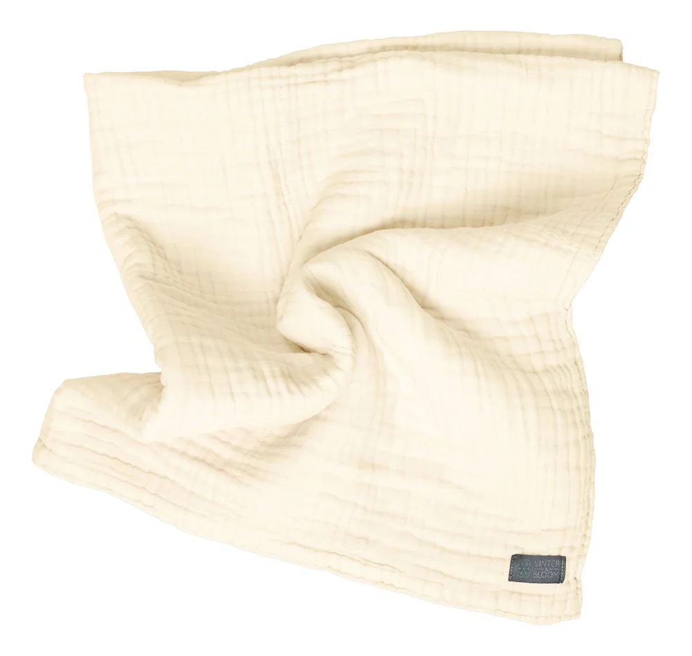 Vinter & Bloom Teppe Layered Muslin Eko Pearl White – 1 stk. v:3906877