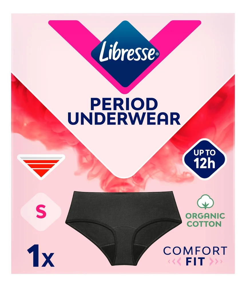 Libresse Menstruasjonstruse Hipster Black – S v:4804046 Libresse Menstruasjonstruse Hipster Black – S v:4804046