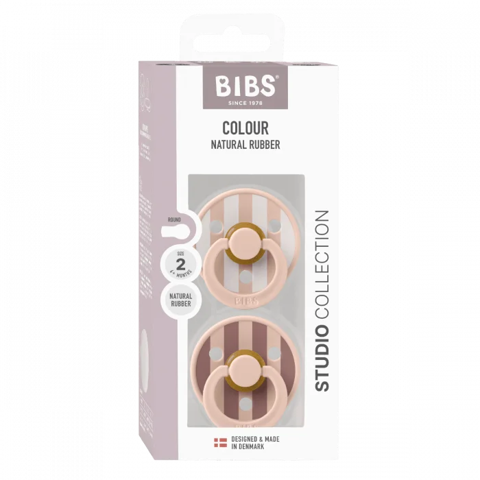 BIBS smokk Studio Colour lateks Size 2 Blush Mix 2 stk v:1826961