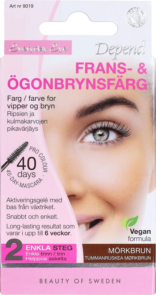 Everyday Eye Permanent Lash & Eyebrow Color Dark Brown - Depend v:6220630