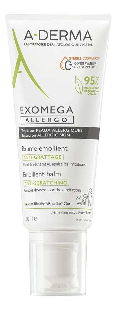 A-DERMA Exomega Allergo Balm – 200 ml. v:8501971 A-DERMA Exomega Allergo Balm – 200 ml. v:8501971