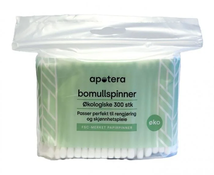 Apotera Bomullspinner 300 stk v:8905344