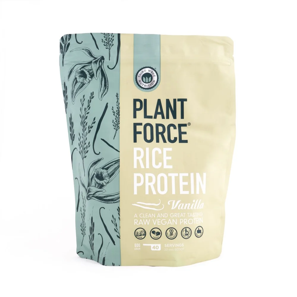 Rice protein Plantforce (vanilje) – 800g v:3212254