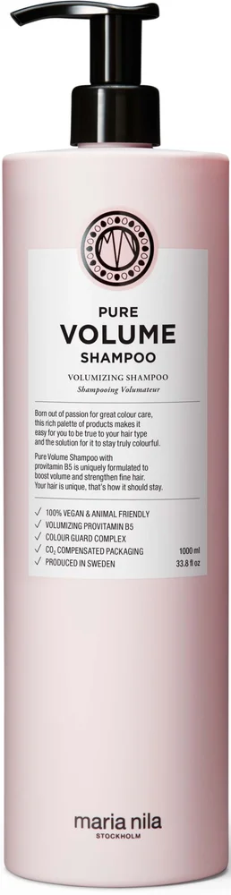 maria nila Pure Volume Shampoo 1000 ml v:8595980