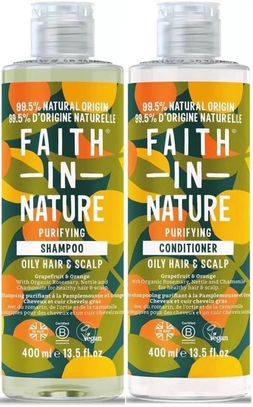 Faith In Nature Bundle Grapefruit & Orange Shampoo 400 ml & Conditioner 400 ml v:7228452