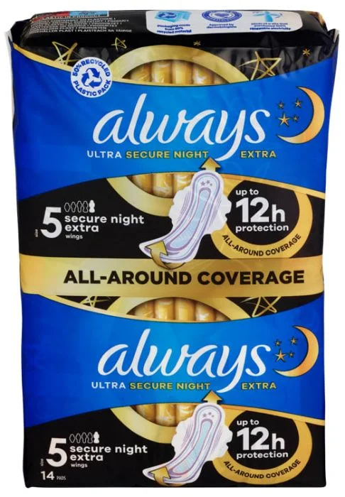 Always Ultrasecure Night Extra 14stk v:5683324 Always Ultrasecure Night Extra 14stk v:5683324