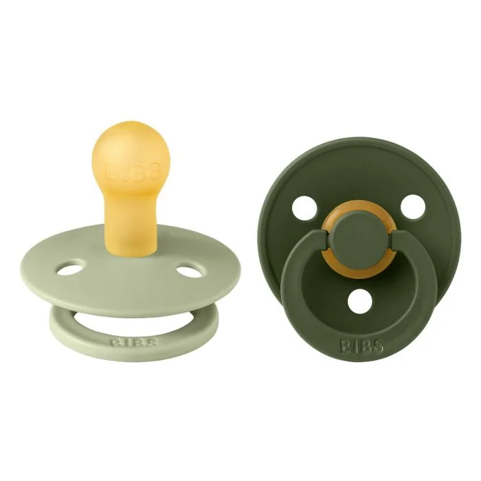 BIBS Colour smokk lateks sage/hunter green 0 mnd+ 2 stk v:5962410 BIBS Colour smokk lateks sage/hunter green 0 mnd+ 2 stk v:5962410