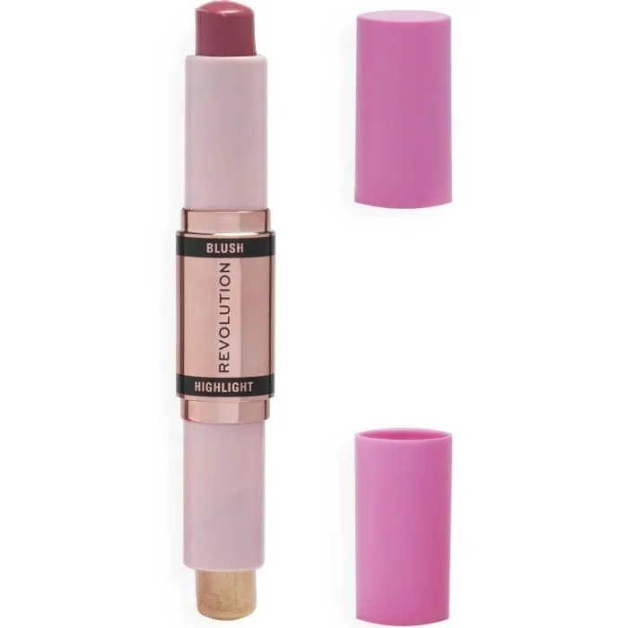 Revolution Blush & Highlight Stick Mauve Glow v:5331410