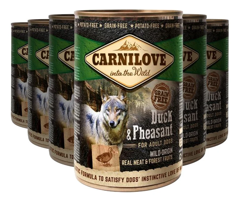 Carnilove Våtfor – and & fasan – 6 x 400 g. v:1750002