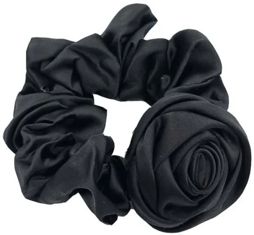 By Lyko Flower Scrunchie Black v:9907626 By Lyko Flower Scrunchie Black v:9907626