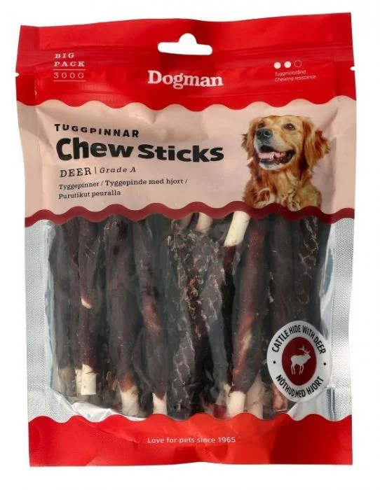 Dogman Tyggepinner Hjort 12,5 cm 25p S 12,5cm v:1181659