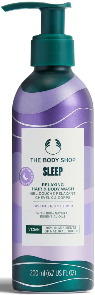 The Body Shop Lavender & Vetiver Wellness Sleep Relaxing Hair & Body Wash 200 ml v:4990433 The Body Shop Lavender & Vetiver Wellness Sleep Relaxing Hair & Body Wash 200 ml v:4990433