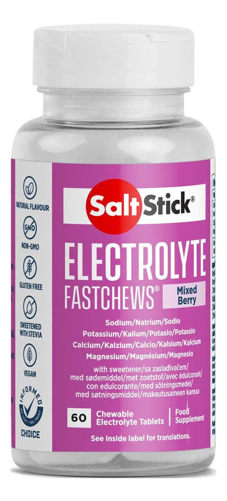Saltstick FastChews Mixed Berry – 60 stk. v:8830556