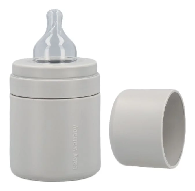 Baby Wallaby Tåteflaske 120 ml – Light Grey v:5417161 Baby Wallaby Tåteflaske 120 ml – Light Grey v:5417161