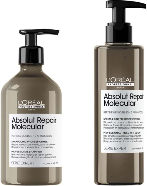 L’Oréal Professionnel absolut repair molecular shampoo and rinse-out serum v:1503816