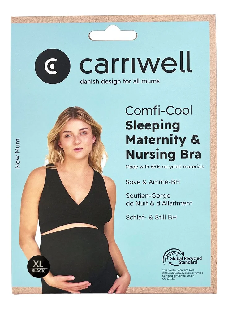 Carriwell Comfi-Cool Maternity & Nursing Bra – Sort – XL – 1 stk. v:5871958