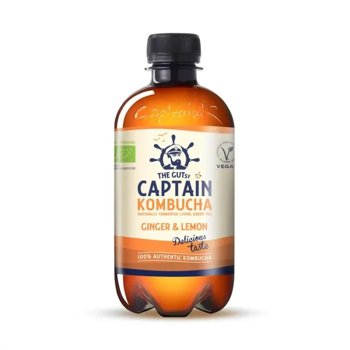 Captain Kombucha Ginger Lemon 400 ml v:6034761