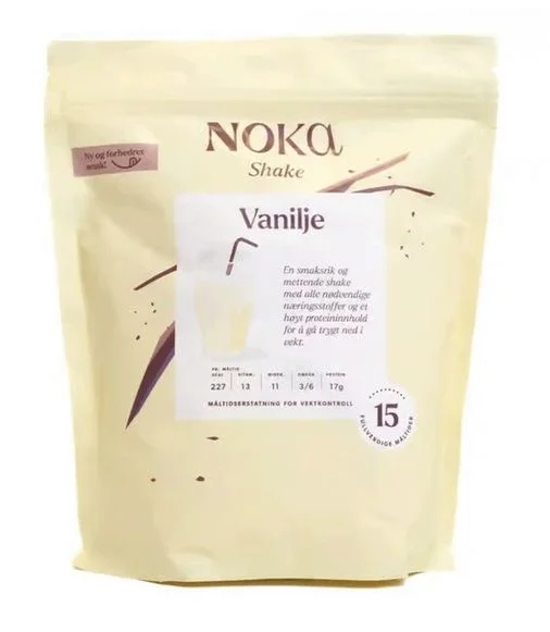 Noka Vanilje Milkshake 15 Måltider v:9503834