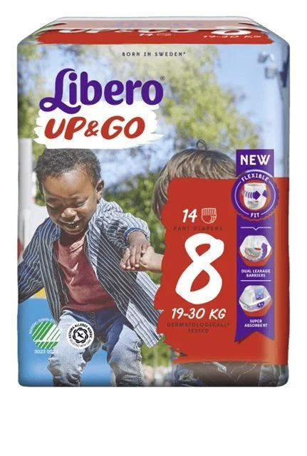 Libero Up & Go 8 buksebleie 19-30 kg 14 stk v:4275571