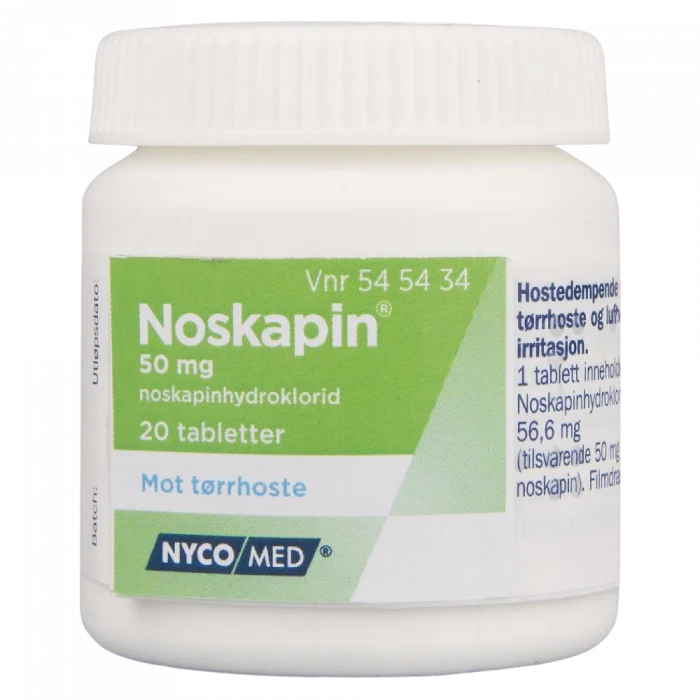 Noskapin 50 mg tabletter 20 stk v:4928853