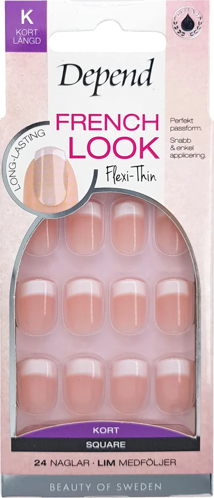 French Look Short Square Pink – Depend v:1599124