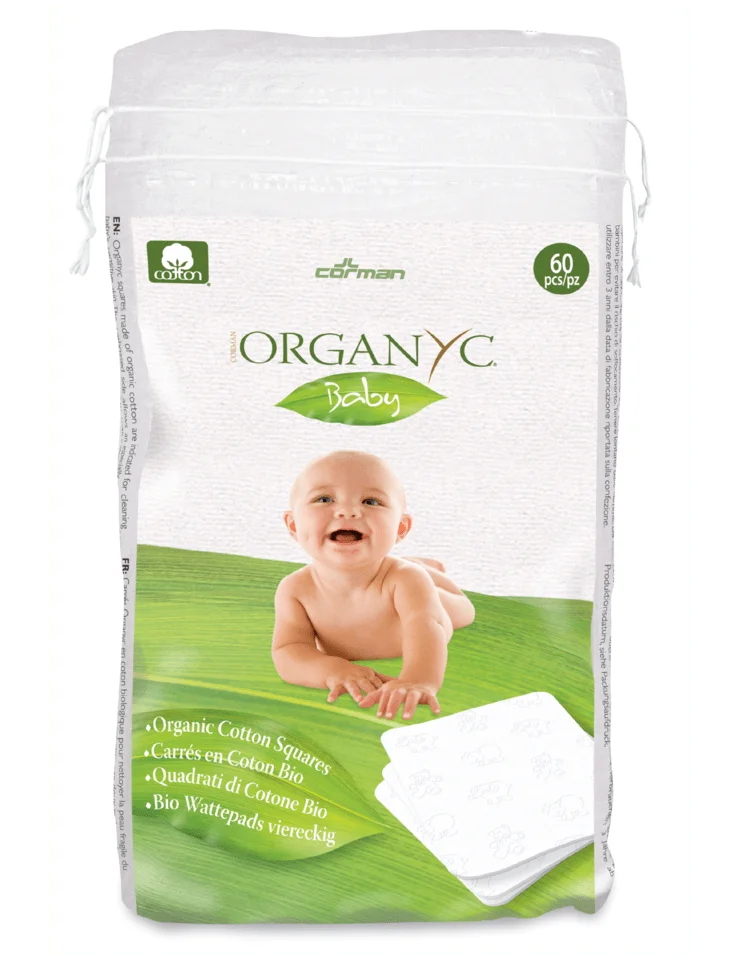 Organyc engangskluter bomull – 60 stykker v:7536712