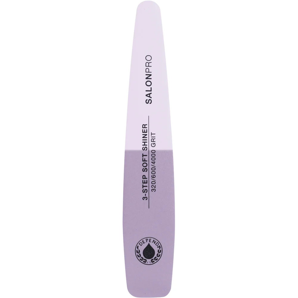 Nail File SalonPro 3-Step Soft Shiner v:1010779