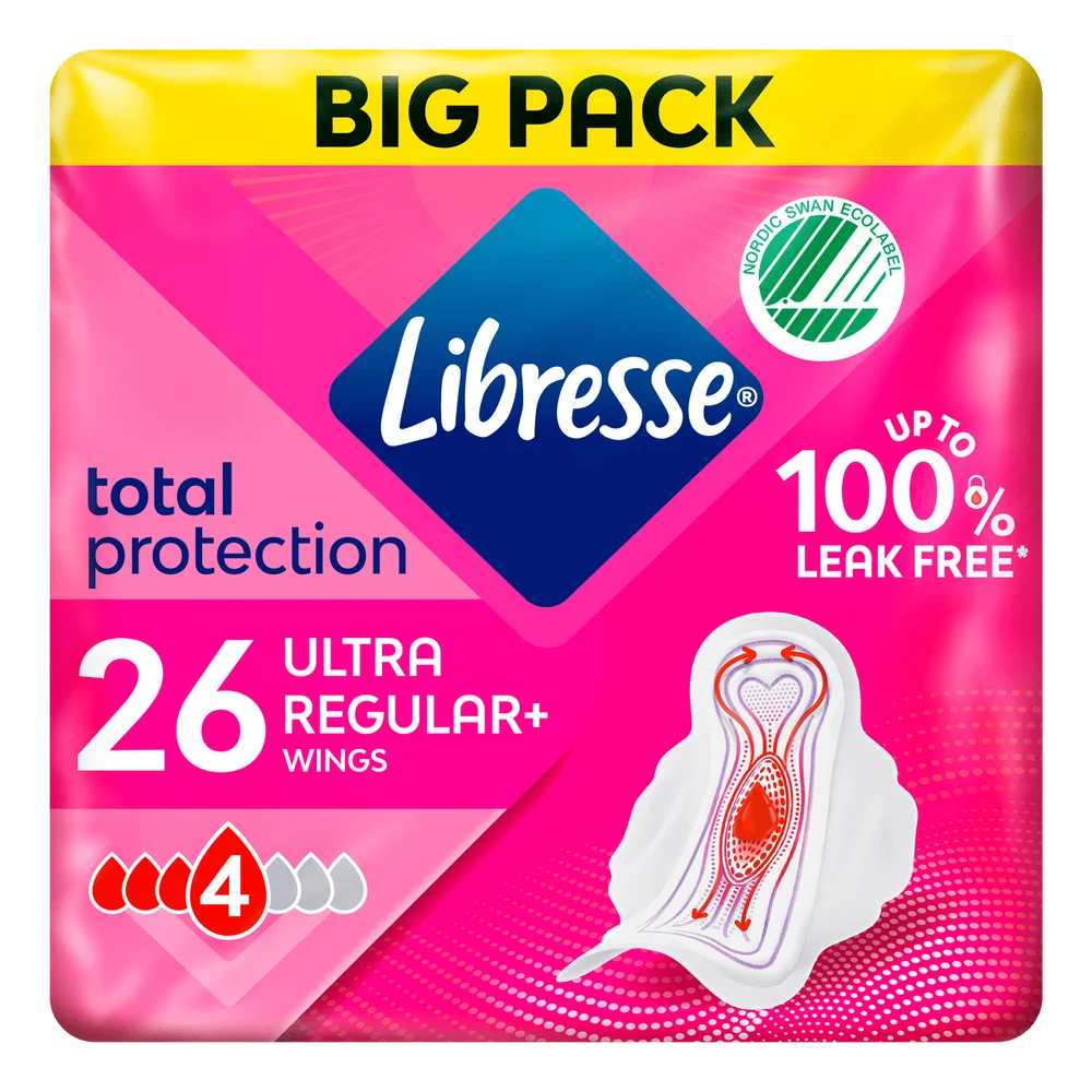 Libresse Ultra Normal Wing Big Pack - 26 stk. v:1013009
