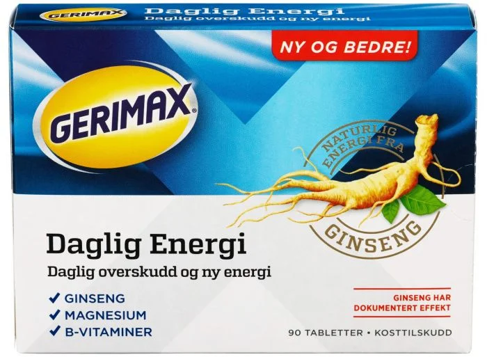 Gerimax Daglig Energi med ginseng v:4049932 Gerimax Daglig Energi med ginseng v:4049932
