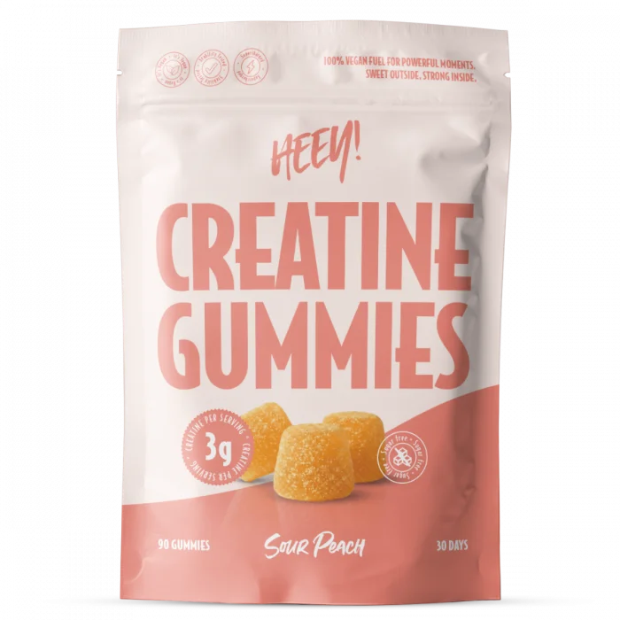 Heey! Creatine Gummies Sour Peach 90 stk v:8367155