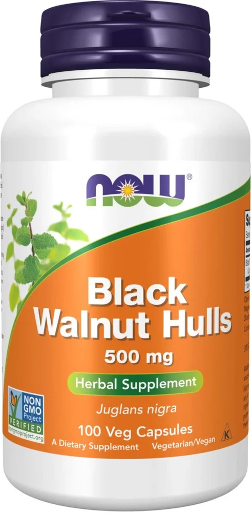 NOW Black Walnut Hulls 500 mg 100 stk v:2871618 NOW Black Walnut Hulls 500 mg 100 stk v:2871618