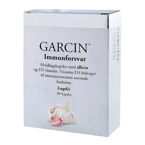 Garcin Hvitløks tabletter m. D3 vitamin v:9556956 Garcin Hvitløks tabletter m. D3 vitamin v:9556956