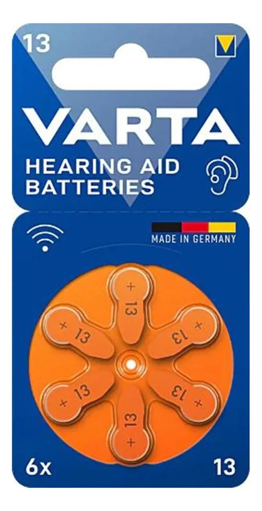 Varta Batteri Høreapparat v13 – 6 stk. v:9682266