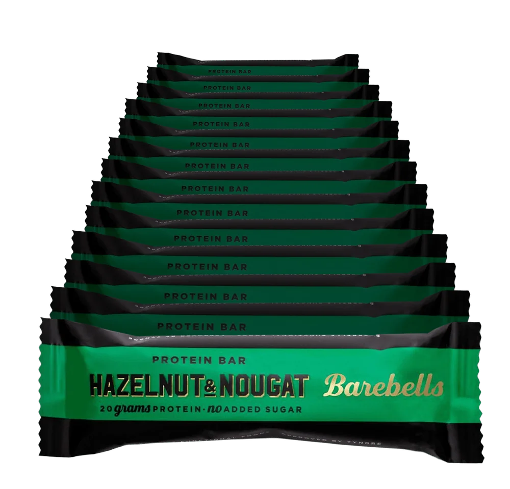 Barebells Proteinbar Hazelnut & Nougat – 12 stk. v:8851728