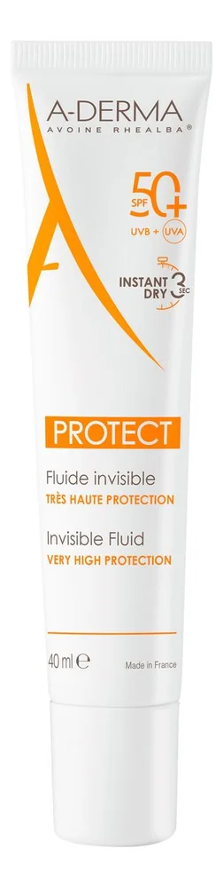 A-DERMA Protect SPF 50+ Invisible Fluid – 40 ml. v:2376105 A-DERMA Protect SPF 50+ Invisible Fluid – 40 ml. v:2376105