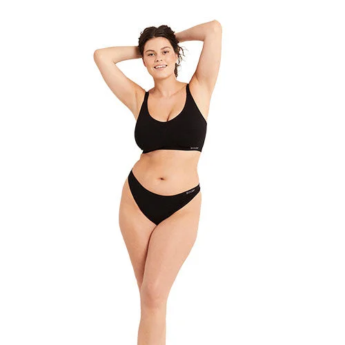 Full Bust Wireless Bra Svart | Str. 2XL v:2109310