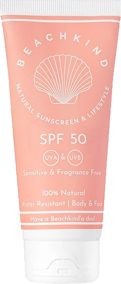 Beachkind Natural sunscreen sensitive fragrance free SPF50 50 ml v:7833384