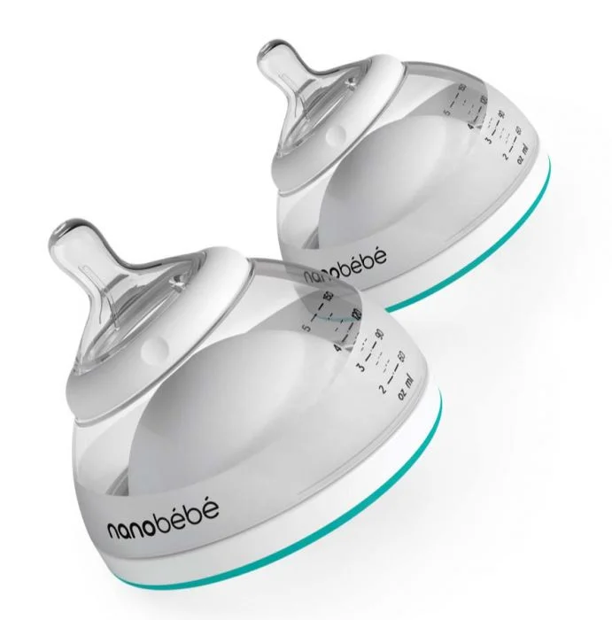 Nanobébé tåteflaske 0 mnd+ turkis 150 ml 2 pk v:1583666 Nanobébé tåteflaske 0 mnd+ turkis 150 ml 2 pk v:1583666