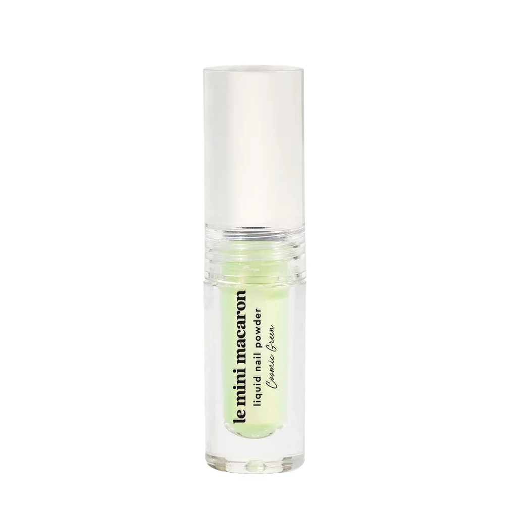 Le Mini Macaron Liquid Nail Powder Cosmic Green v:9015548 Le Mini Macaron Liquid Nail Powder Cosmic Green v:9015548
