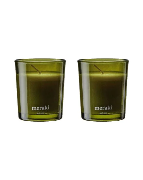 Meraki Duftlys Oud leaf 60 gram v:3265896