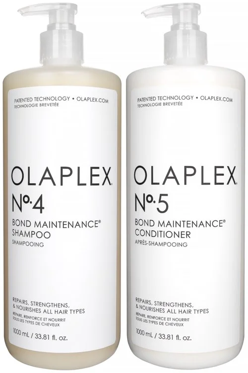 Olaplex Bond Maintenance Bundle No.4 Shampoo 1000 ml & No.5 Conditioner 1000 ml v:3451115