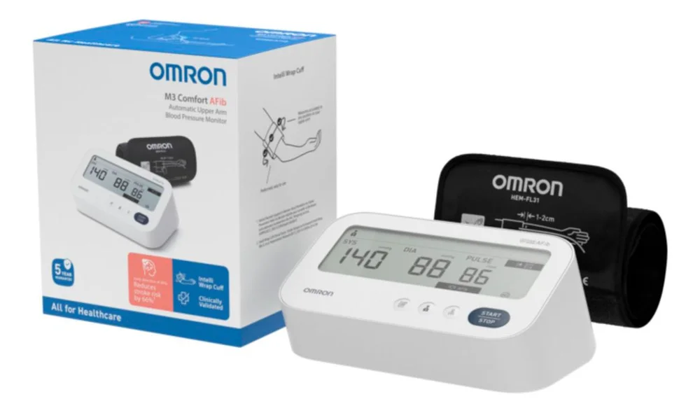 Omron m3 comfort blodtrykksmåler v:3422843 Omron m3 comfort blodtrykksmåler v:3422843