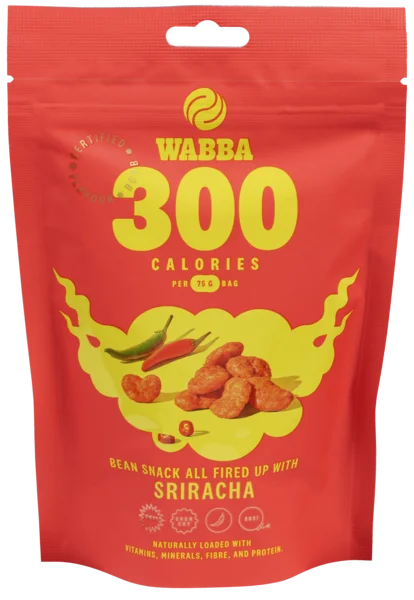 Wabba Bean bønnesnacks Sriracha | Sprø snacks v:2419660