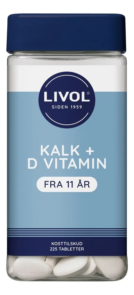 Livol Kalk + D Vitamin – 225 tabl. v:2357659