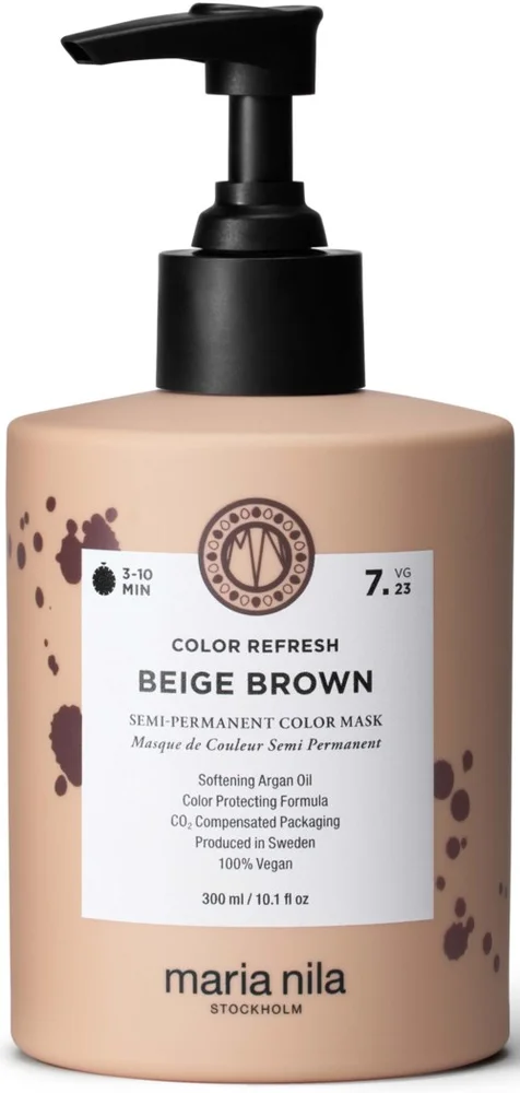 maria nila Colour Refresh Semi-Permanent Color Mask 7.23 Beige Brown v:6463758