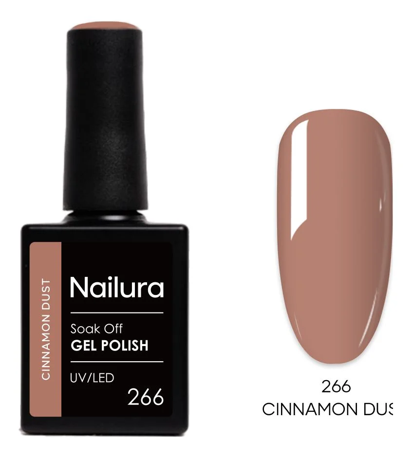 Nailura Gel Polish 266 – Cinnamon Dust – 10 ml. v:2406417