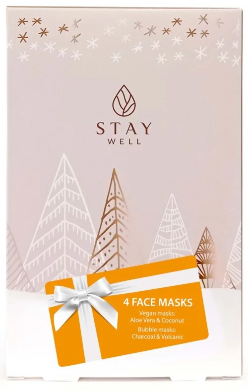 Stay Well Vegan+Bubble Masks 4pcs v:8281284