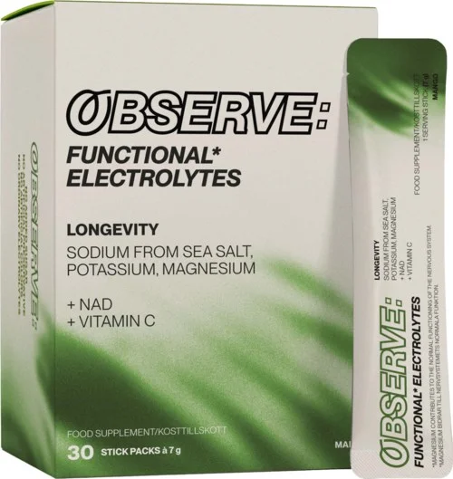 OBSERVE LONGEVITY Mango 30 stk v:4804454